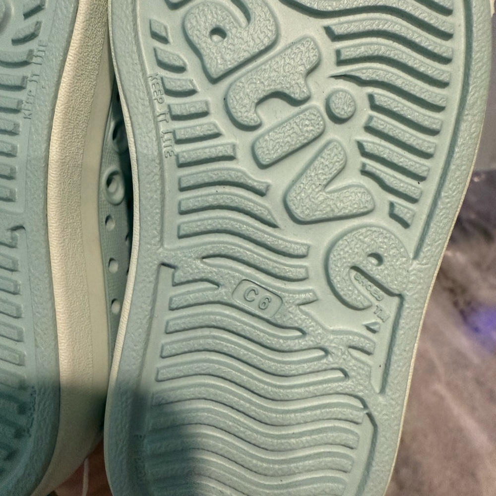 🌀Native Kids Shoes - Aqua Blue Water Shoes - Picture 7 of 7